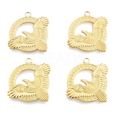 Ion Plating(IP) 201 Stainless Steel Pendants STAS-N098-268LG-1