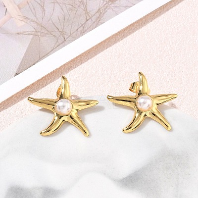 304 Stainless Steel Stud Earrings SA-CBA46AF-05G-01-1