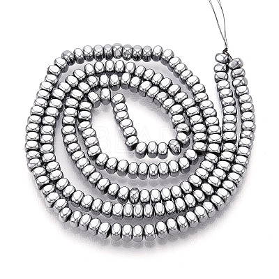 Electroplated Synthetic Non-magnetic Hematite Beads Strands G-T139-61A-1