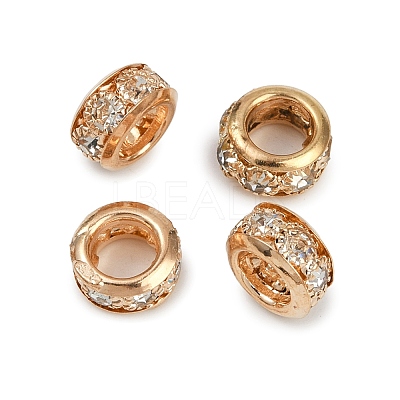 Brass Rhinestone Beads KK-U071-02C-01KCG-1