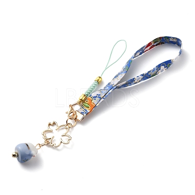 Brass Pendant Keychains HJEW-WH0039-15A-1