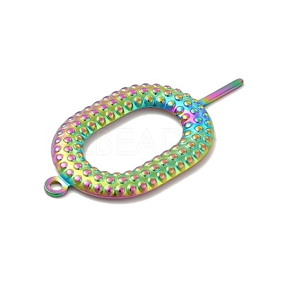Ion Plating(IP) 304 Stainless Steel Pendants STAS-B032-19MC-1