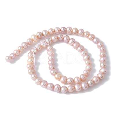 Natural Cultured Pearl Beads Strands PEAR-I007-07R-03B-1