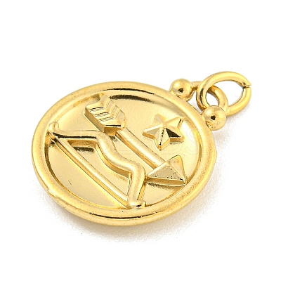 304 Stainless Steel Pendants Rhinestone Settings STAS-O009-01I-G-1