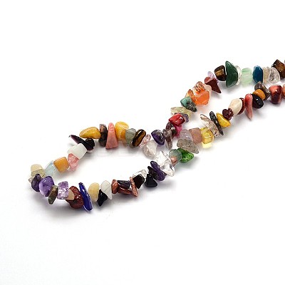 Mixed Stone Beads Strands G-O049-C-13-1