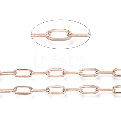 Ion Plating(IP) 304 Stainless Steel Cable Chains CHS-M002-01RG-1