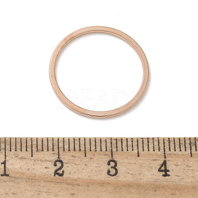 304 Stainless Steel Plain Band Rings STAS-I160-F03-KCG-1