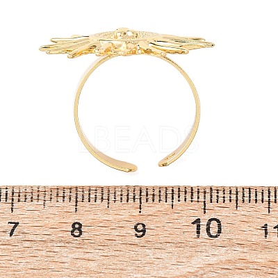 Brass Cuff Open Rings LS-RJEW-Z129-02G-03-1