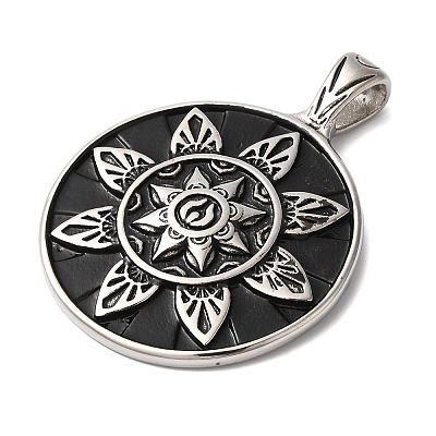 304 Stainless Steel Big Pendants LS-STAS-Z067-06P-1