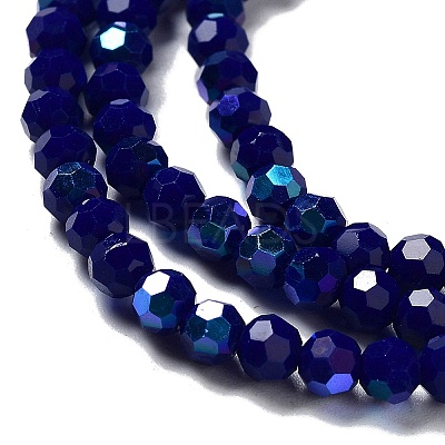 Opaque Glass Beads Strands EGLA-A035-P4mm-L09-1