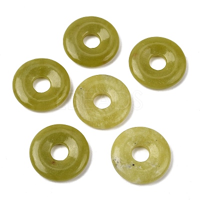 Natural Lemon Jade Pendants G-A320-01A-02-1