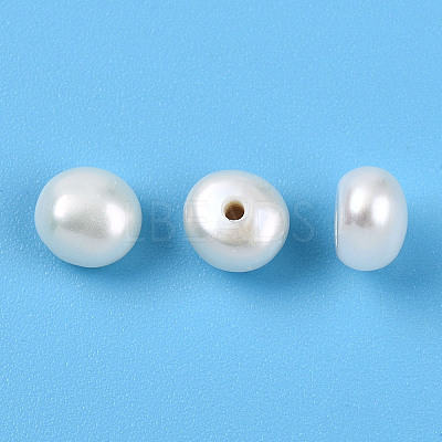 Grade 3A Natural Cultured Freshwater Pearl Beads PEAR-N018-3A-5055A-1