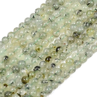 Natural Prehnite Beads Strands LS-GG-CBA7D2C-A01-6mm-1