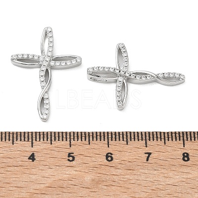 SHEGRACE Brass Clear Cubic Zirconia Pendants XGRQ3K388-566P-1