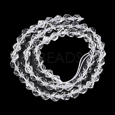 Synthetic Quartz Crystal Beads Strands G-Z119-A42-01-1