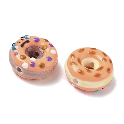 Handmade Porcelain Enamel Beads PORC-K003-09E-1