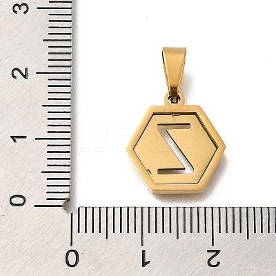 304 Stainless Steel Charms STAS-H227-01G-Z-1
