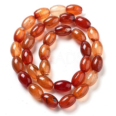 Natural Red Agate Beads Strands G-B106-B06-01-1
