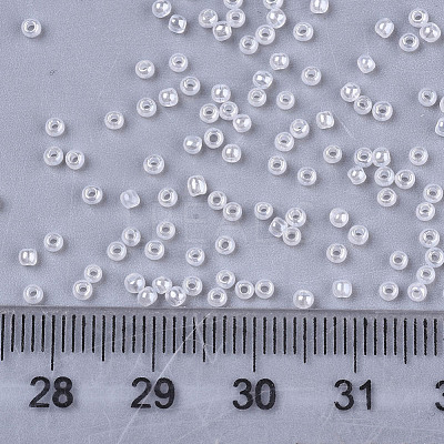 12/0 Imitation Jade Glass Seed Beads SEED-S035-01A-01-1
