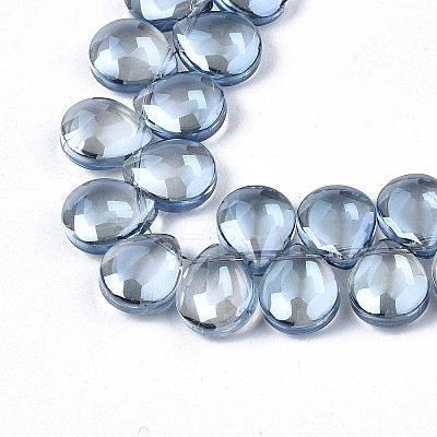Electroplate Glass Beads Strand X-EGLA-S188-27-A01-1