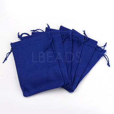Burlap Packing Pouches Drawstring Bags ABAG-Q050-7x9-22-1