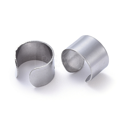 Tarnish Resistant Unisex 304 Stainless Steel Cuff Earrings X-EJEW-P135-03A-1