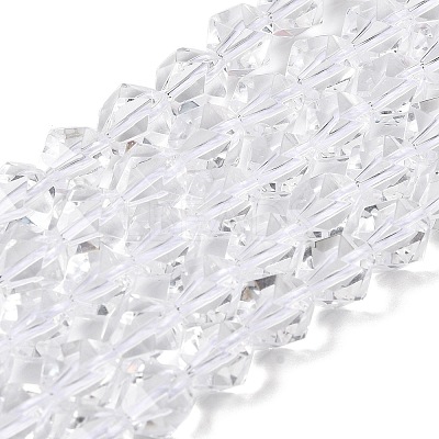 Synthetic Quartz Crystal Beads Strands G-Z119-A42-02-1