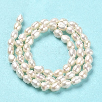 Natural Cultured Freshwater Pearl Beads Strands PEAR-E016-063-1