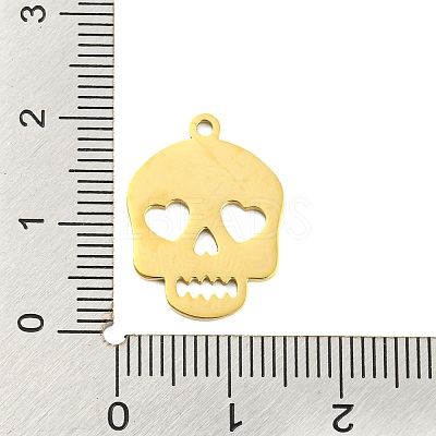 304 Stainless Steel Pendants STAS-Q255-04G-1