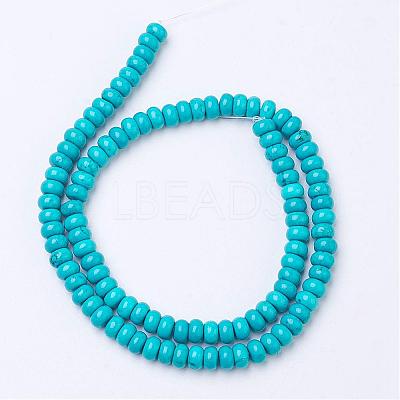 Natural Magnesite Bead Strands G-P286-05-6mm-1