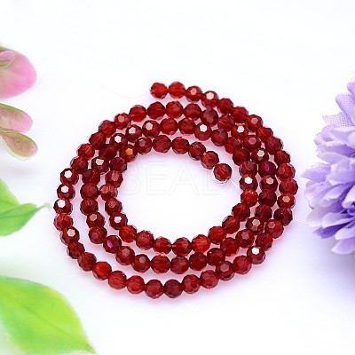Imitation Austrian Crystal Bead Strands G-M181-10mm-05A-1