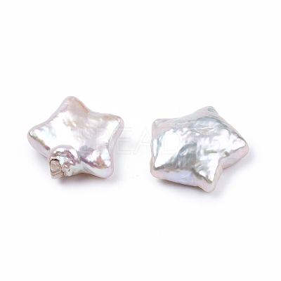 Natural Baroque Keshi Pearl Beads PEAR-N020-P20-1