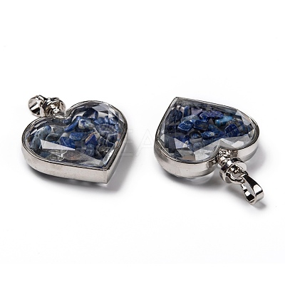 Glass Bottle Pendants G-Z010-02L-1