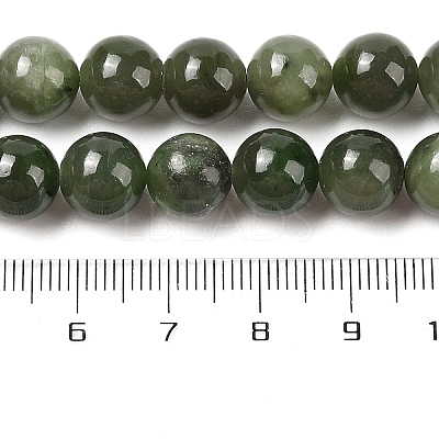Natural Canada Jade Beads Strands G-NH0001-G01-01-1