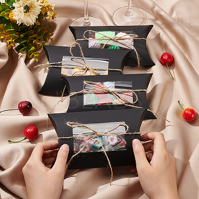 20Pcs Paper Pillow Boxes CON-BC0002-38B-1