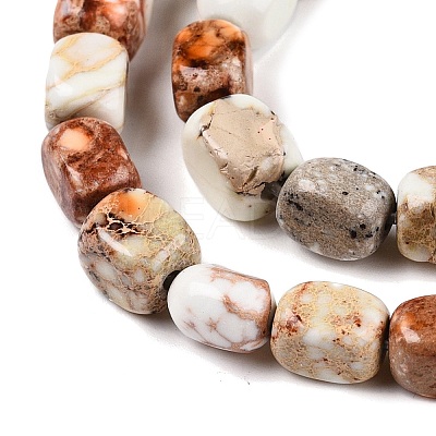 Natural Imperial Jasper Beads Strands G-N342-62K-1