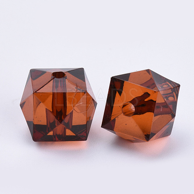 Transparent Acrylic Beads X-TACR-Q259-10mm-V60-1
