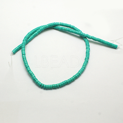 Synthetic Turquoise Beads Strands X-TURQ-G110-5x3mm-09-1