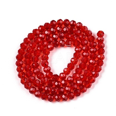 Glass Beads Strands EGLA-A044-T4mm-D01-1