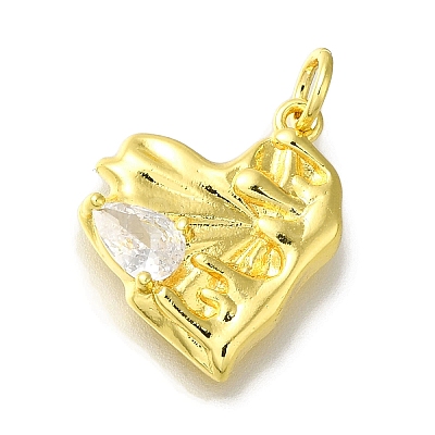 Rack Plating Brass Pendant KK-H485-06G-01-1