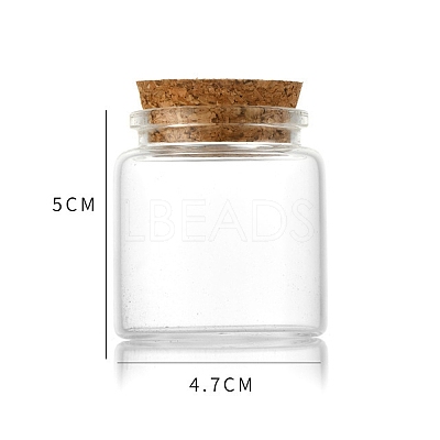 Glass Bottle X-CON-WH0085-73A-1