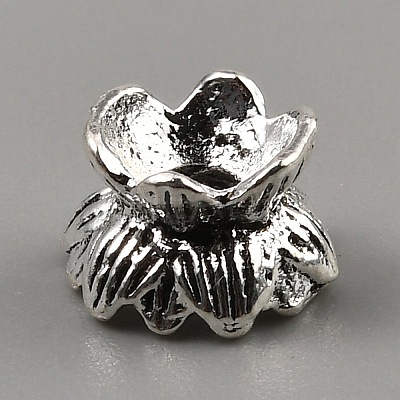 Tibetan Style Alloy Bead Caps FIND-WH0291-08AS-1