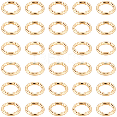 200Pcs 304 Stainless Steel Round Rings STAS-BBC0010-21B-1