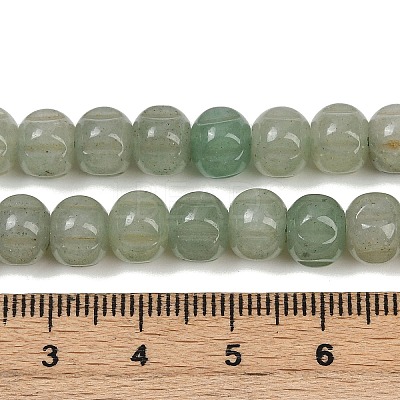 Natural Green Aventurine Beads Strands G-Z080-B12-8x6mm-1