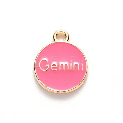 Alloy Enamel Pendants ENAM-S124-01A-03I-1