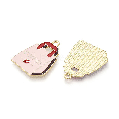 Alloy Enamel Pendants PALLOY-T093-18G-1