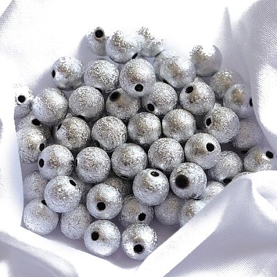 Frosted Acrylic Beads OACR-YWC0002-01C-02-1