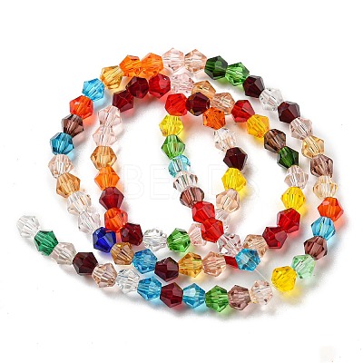 Transparent Glass Beads Strands EGLA-A039-T4mm-D29-1