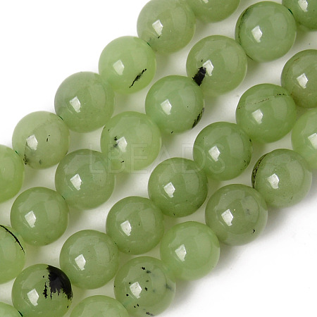 Natural Chalcedony Beads Strands G-T129-06-4mm-1