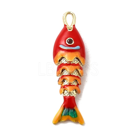 Rack Plating Brass Pendants KK-A268-05G-B04-1